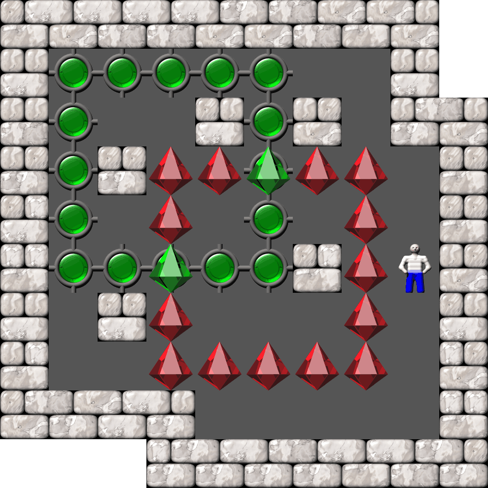 Sokoban Chrysalis Variations 01 level 52